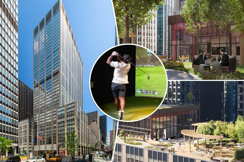 Sixth Avenue Skyscraper Adds 'Eagle's Nest' With Signature Indoor Golf Company